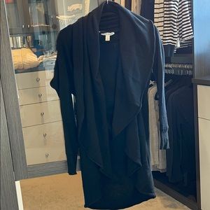 NWOT Black convertible cashmere cardigan